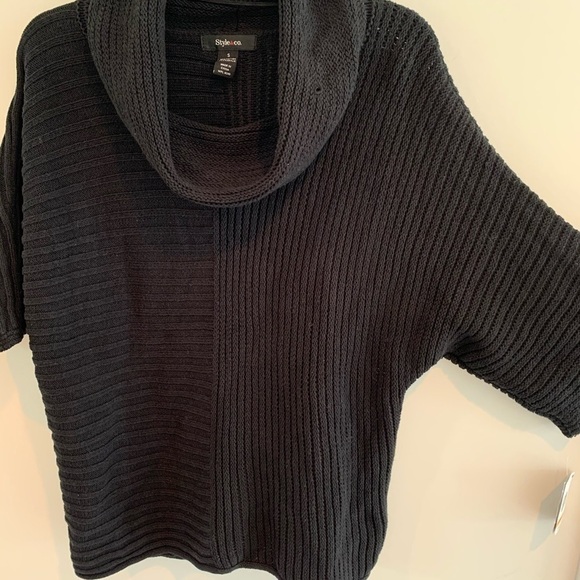 NWT Style & Co. Cowl Neck Solid Dolman Sweater - Picture 5 of 5